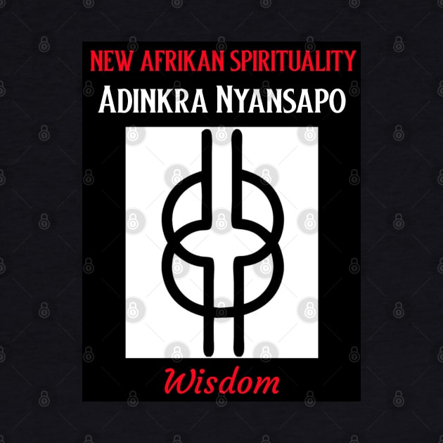 Adinkra Symbol Nyansapo representing Wisdom by Black Expressions